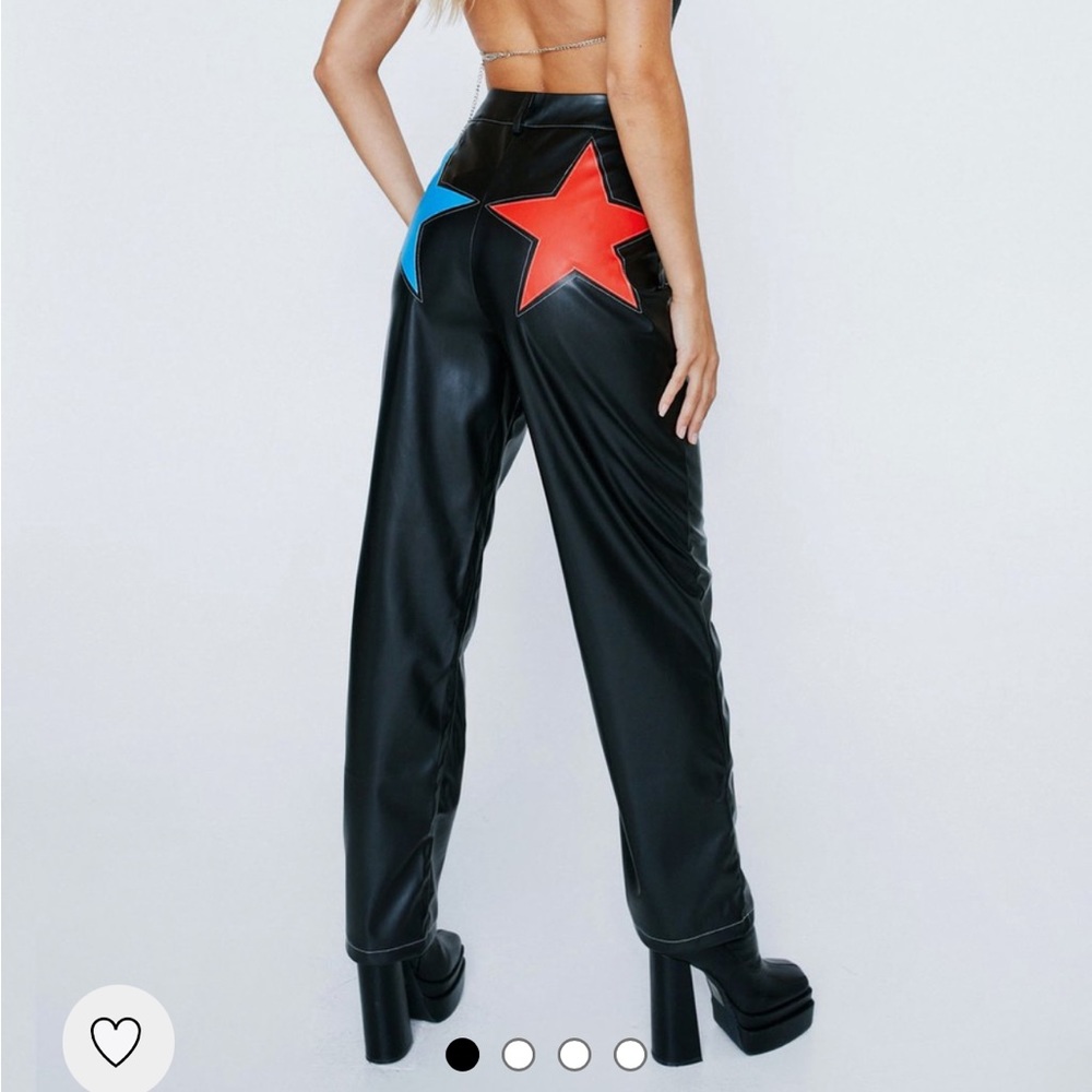 Nasty Gal Star Leather Pants!!